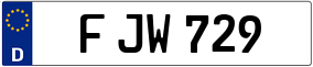 Truck License Plate